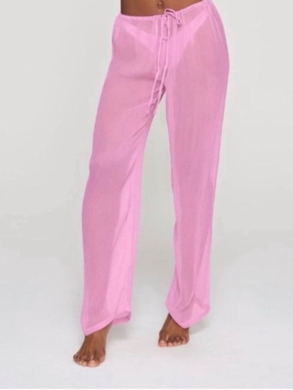 SKIMS Crinkle Silk Cover Up Pants